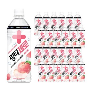 링티제로 복숭아맛, 24개, 500ml