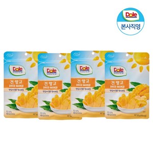 Dole 돌 건과일 80gx4개 건조망고, 80g, 4개