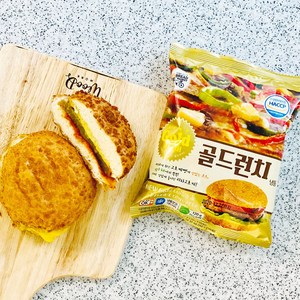 대신 냉동 골드런치 냉동 햄버거 120g, 1개