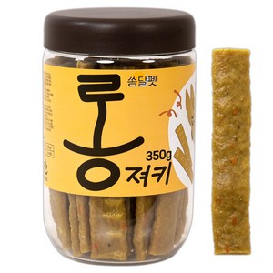 쏨달펫 롱 져키 강아지 육포 간식 대용량, 1개, 350g, 황태