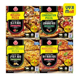 불고기 피자 396g+콤비네이션 피자 415g+마르게리타 피자 300g+콘치즈 피자 300g, 단품