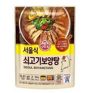 오뚜기 서울식 쇠고기 보양탕, 500g, 2개