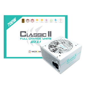 마이크로닉스 Classic 2 풀체인지 700W 80PLUS브론즈 ATX3.1 화이트 HP1-N700ST-E12S