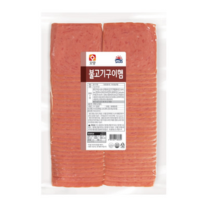 사조오양 불고기구이햄 1kg / 냉장 슬라이스햄, 3개