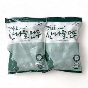 토박이마을 강원도 산나물 만두, 1.2kg, 2개