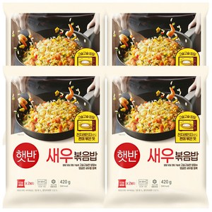 비비고 새우볶음밥, 420g, 4개