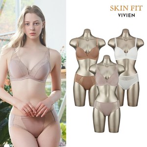 로즈버드 남영비비안 스킨핏 누디프리미엄패키지 노와이어 브라팬티세트 6종