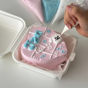 즈킁 케이크 만들기 생크림 DIY 홈 베이킹, 450g, 1세트