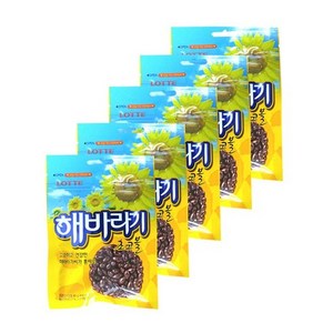 롯데 해바라기씨 초코볼 초콜릿, 80g, 5개