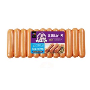 목우촌 주부9단 프랑크 소시지 냉장-일반박스 발송, 500g, 1개