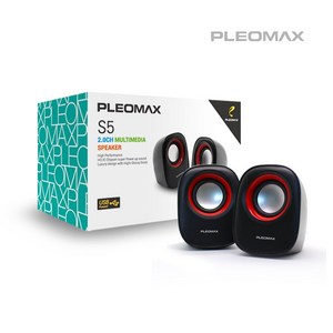 PLEOMAX S5 2채널 USB 스피커, S5 스피커