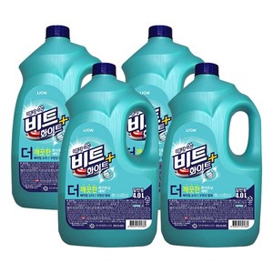 비트 화이트플러스 일반용 본품, 4L, 4개