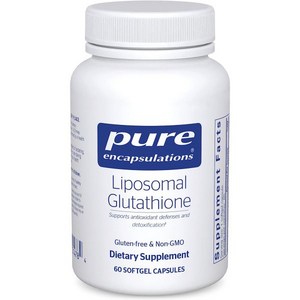 퓨어인캡슐레이션 리포소말 글루타치온 소프트젤 60정 Pue Encapsulations Liposomal Glutathione Caps, 1개