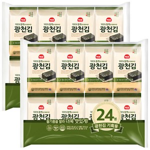 사조해표 광천김(5gx24봉) 광천 도시락김, 2개, 5g