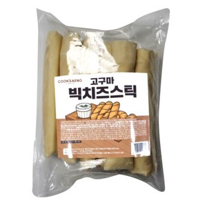 쿡생 고구마빅치즈스틱 1kg 냉동 간식 튀김 대용량, 1개
