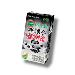 뼈에좋은 칼슘 두유 검은콩 190mlx64팩, 190ml, 64개