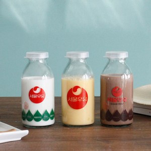 서울우유 레트로 유리병 (330ml) 3type, 1개