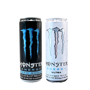 [본사직영] 몬스터 울트라+제로슈거, 355ml, 12개