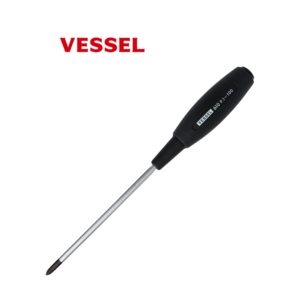 베셀 고무그립 십자드라이버 Vessel Ph No.1 x 100mm, 1개