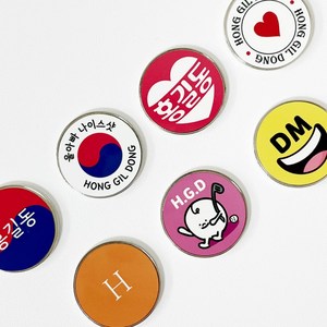 더오래 커스텀 볼마커 이름 이니셜 무료제작, 6-5.무지_퍼플