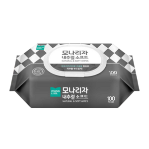 모나리자 내추럴 소프트 물티슈 캡형, 1개, 10개입, 192g