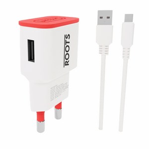 디에이치몰 루츠 국내생산 USB 1포트 저전압 DC 5V 2A 저전력 저속충전기 C타입 케이블 포함, C타입케이블포함, 1개