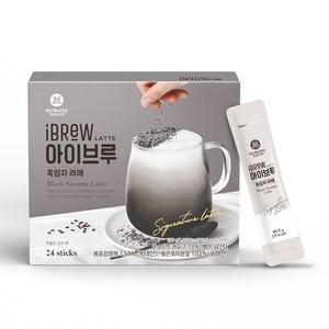 아이브루 흑임자 라떼, 16.5g, 24개입, 2개