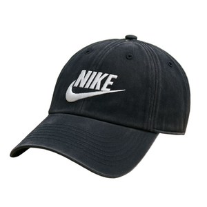 나이키 볼캡 워싱 클럽 언스트럭처드 퓨추라 데일리 패션모자 연블랙 야구모자, 1개