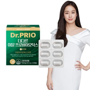 [닥터프리오] 더다른 이뮨 면역 프로바이오틱스 / 면역&장건강 토탈 케어 / 모유 유래 특허 유산균, 30정, 1개