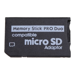 듀오 싱글 채널 TF 카드를위한 Micro SD SDHC에서 MS Adapter TF-MS 카드 슬리브에 대한 MS Pro., 한개옵션0