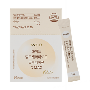 이너아이디 화이트 밀크세라마이드 글루타치온 C MAX 30p, 1개, 75g