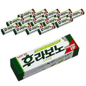 롯데웰푸드 후라보노 껌 오리지날 9p, 26g, 30개