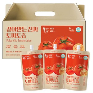 갈아만든 진짜 토마토즙, 20개, 100ml