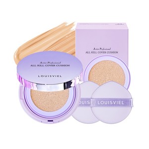 루이비엘 올킬 아티스트 커버 쿠션 본품+리필세트, 24g, 1세트, 21호 라이트 베이지