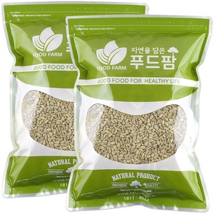 푸드팜 해바라기씨 최근통관 햇제품, 2개, 1kg