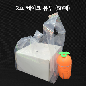 PE 투명 케이크 비닐 봉투 2호, 50개입, 2세트