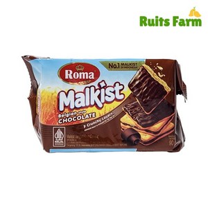 [루츠팜] 말키스트 크래커 초코 90g 인도네시아과자 oma malkist 로마 말키스트크래커 초코, 1개