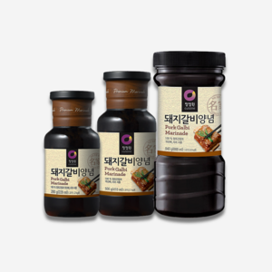 청정원 돼지갈비 양념 280g 500g 840g 소갈비소스 간편양념, 840mg, 12개