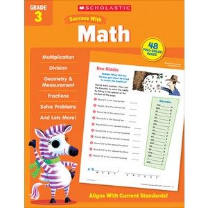 (영문도서) Scholastic Success with Math Grade 3 Paperback, Scholastic Teaching Resources, English, 9781338798517