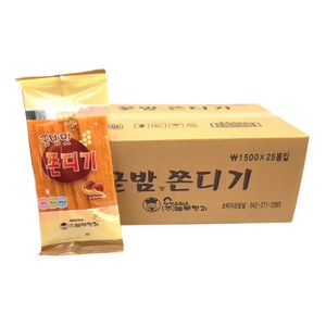 놀부명과 꿀밤맛쫀디기 110g x 25봉 1박스, 25개