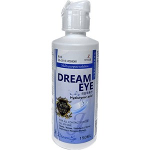 다목적 용액 드림아이 150ml (국내 제약 회사 생산품) 렌즈세정액 세척액 보관액 식염수, 1개