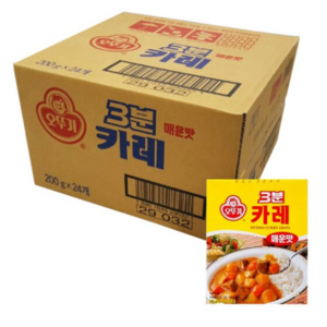 오뚜기 3분 카레 매운맛, 200g, 3개