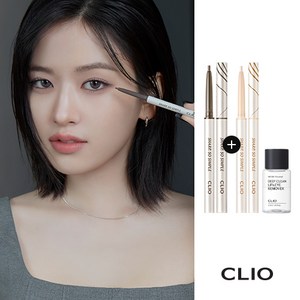 [1+1] 클리오 샤프 쏘 심플 워터프루프 펜슬 라이너 AD, 004 다크 브라운 007 크리미 아이보리, 1개