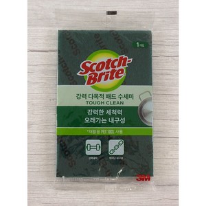 자체브랜드 3M 다목적수세미AL-345 쓰리엠 스카치브라이트 녹색수세미 초록수세미, 1개, 1개