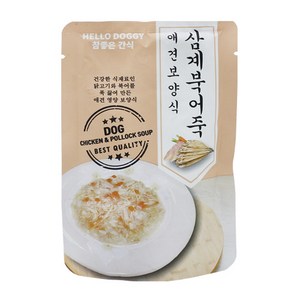 참좋은간식 애견보양식 삼계북어죽, 혼합맛(삼계/북어), 80g, 10개