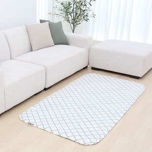 일월 인공지능형 온도조절 블로썸 3세대 카본열선 사각꽃다발 전기 카본매트 싱글/더블, 그레이, 140x180cm