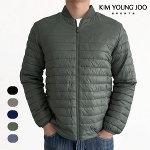 [김영주스포츠] 남성 경량 웰론 패딩점퍼 브이넥 겨울자켓 간절기 KR9MJ20