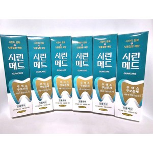 부광약품 시린메드 잇몸케어 치약, 125g, 6개