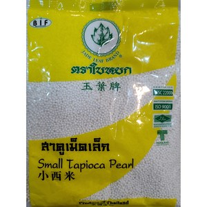 JADE LEAF BRAND 타피오카펄 400g WORLDFOOD 타피오카펄(화이트), 1개