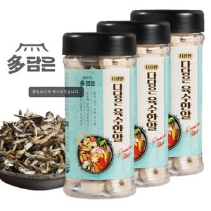 더진한 다담은 육수한알 멸치, 240g, 3개